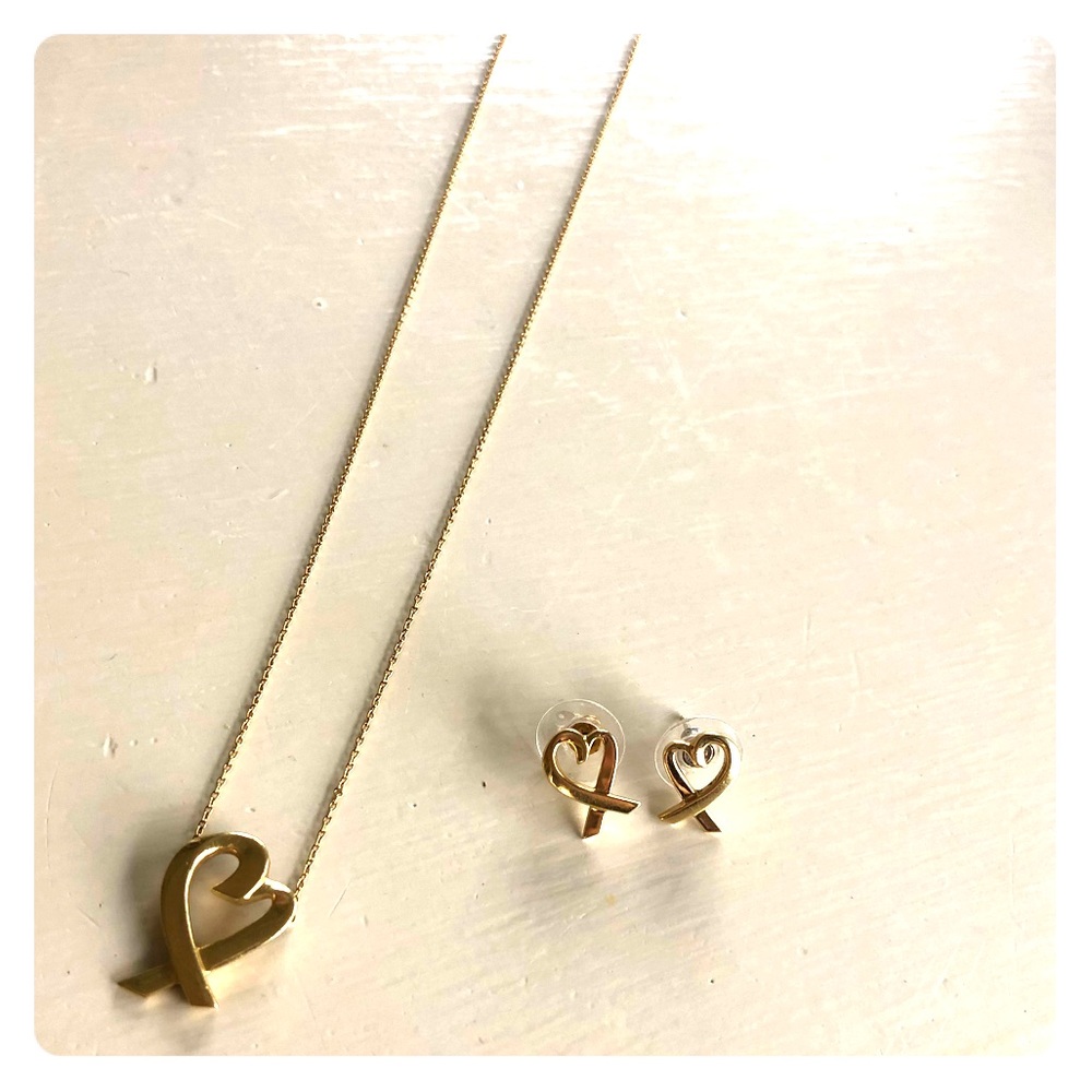 Real Tiffany Paloma Picasso necklace earring set